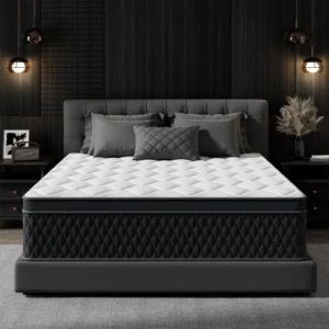 12 Inch Queen Mattress, Medium Pillow Top Hybrid Mattress-in-a-Box
